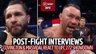 'Where You At Dustin Poirier?!' Colby Covington & Jorge Masvidal PostFight Interviews