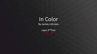 Miniatura de vídeo de "In Color - Jamey Johnson - Easy chords and lyrics"