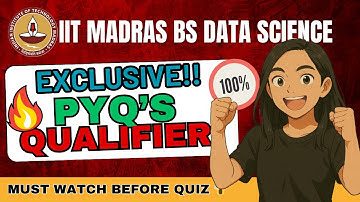 📊 Statistics 1 Qualifier PYQs Solved | Week 1–4 | IIT Madras BS Data Science | Complete Explanation