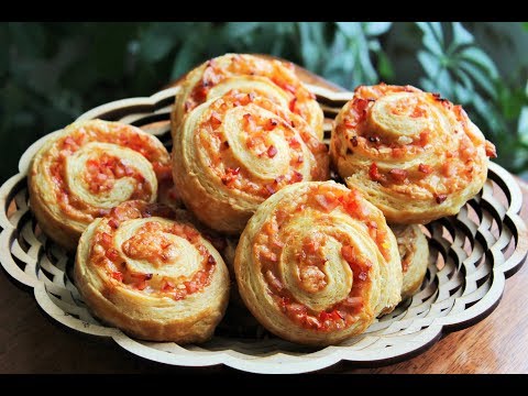 Булочки-улитки с сырным соусом. Пошаговый рецепт с фото