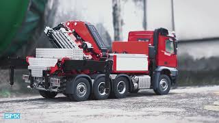 The world's first FASSI F1650 heavy-duty hydraulic crane R/C model in action