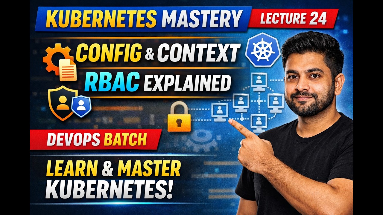Mastering DevOps Batch Lecture 24 Kubernetes Config, Context & RBAC ...