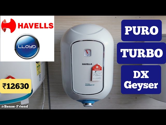 Havells Geyser 15 Litre Review | Puro Turbo DX 5 Star Water Heater - YouTube