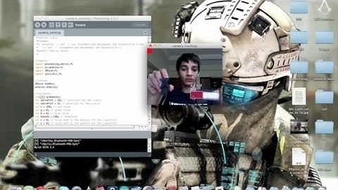 color tracker controlling servo