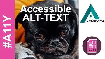 InDesign Accessibility Script for Alt Text