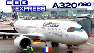 Lufthansa | Frankfurt 🇩🇪 - Paris CDG 🇫🇷 | A320neo | The Flight Experience