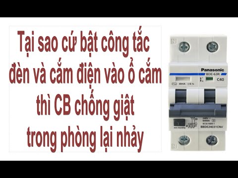 Video: Tại sao mcb bị vấp khi máy nén xoay chiều khởi động?