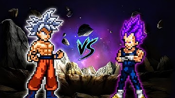 Goku DBFZ OP V2 VS Manga Vegeta in Jump Force Mugen
