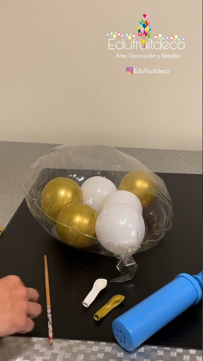 Cómo meter globos dentro de otro globo