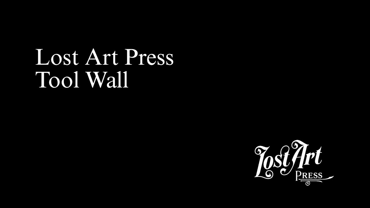Lost Art Press Tool Wall
