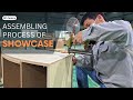 Dg display showcase highend showcase assembly process