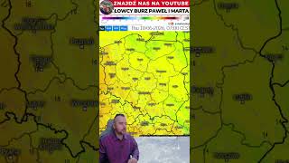 Szybka pogoda na czwartek i noc #pogoda #polska #short #prognoza