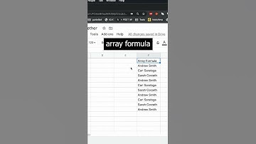 Combine 2 Columns Into 1 Column in Google Sheets #googlesheets