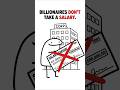 Billionaires अपनी Company से Salary क्यों नहीं लेते? #finance #shorts
