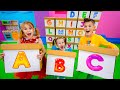 Capture de la vidéo Five Kids Learn Abc Alphabet + More Children's Songs And Videos