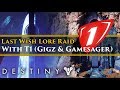 Destiny 2 Forsaken Lore - Last Wish Lore Raidalong W/ T1 Clan (Gigz, Gamesager, Riot & more!)