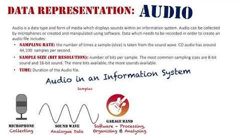 Digital Representation of Data: Audio