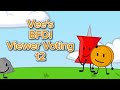 Vee's BFDI Viewer Voting 12