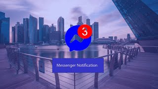 Messenger Notification Using HTML, CSS, and Javascript - Free Source code