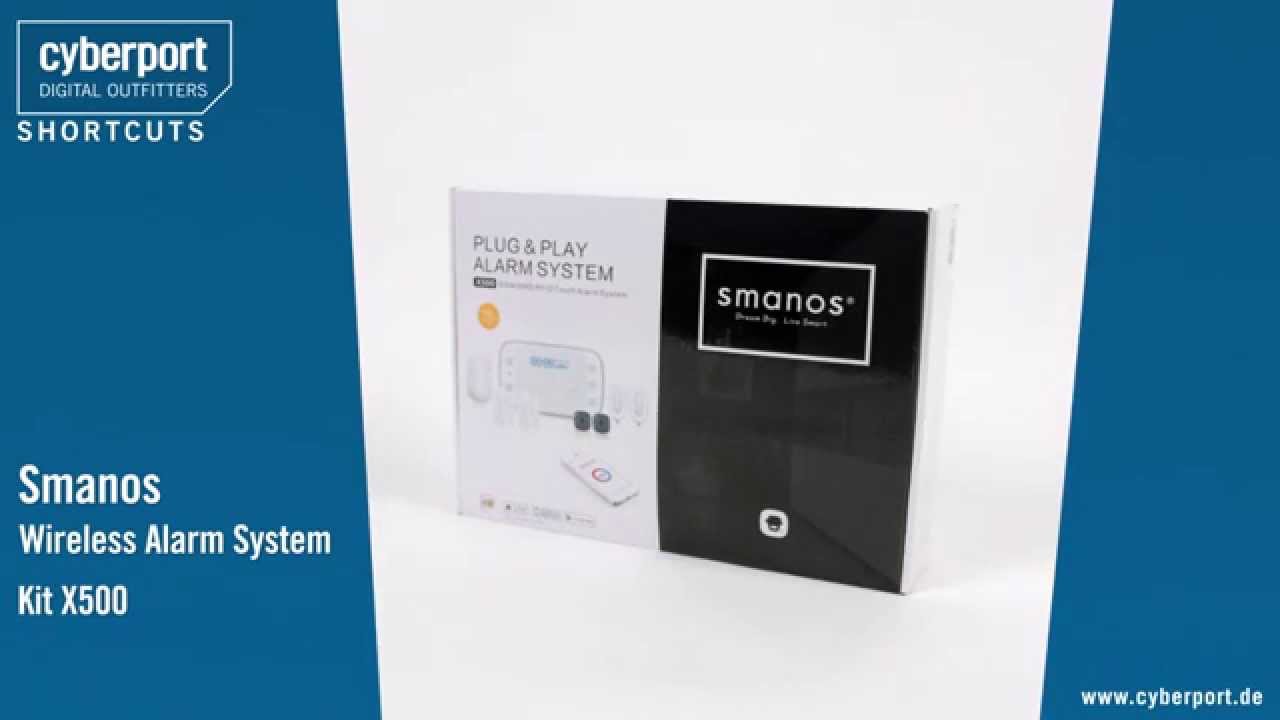 Smanos Kit X500 AlarmSystem Shortcut Cyberport YouTube