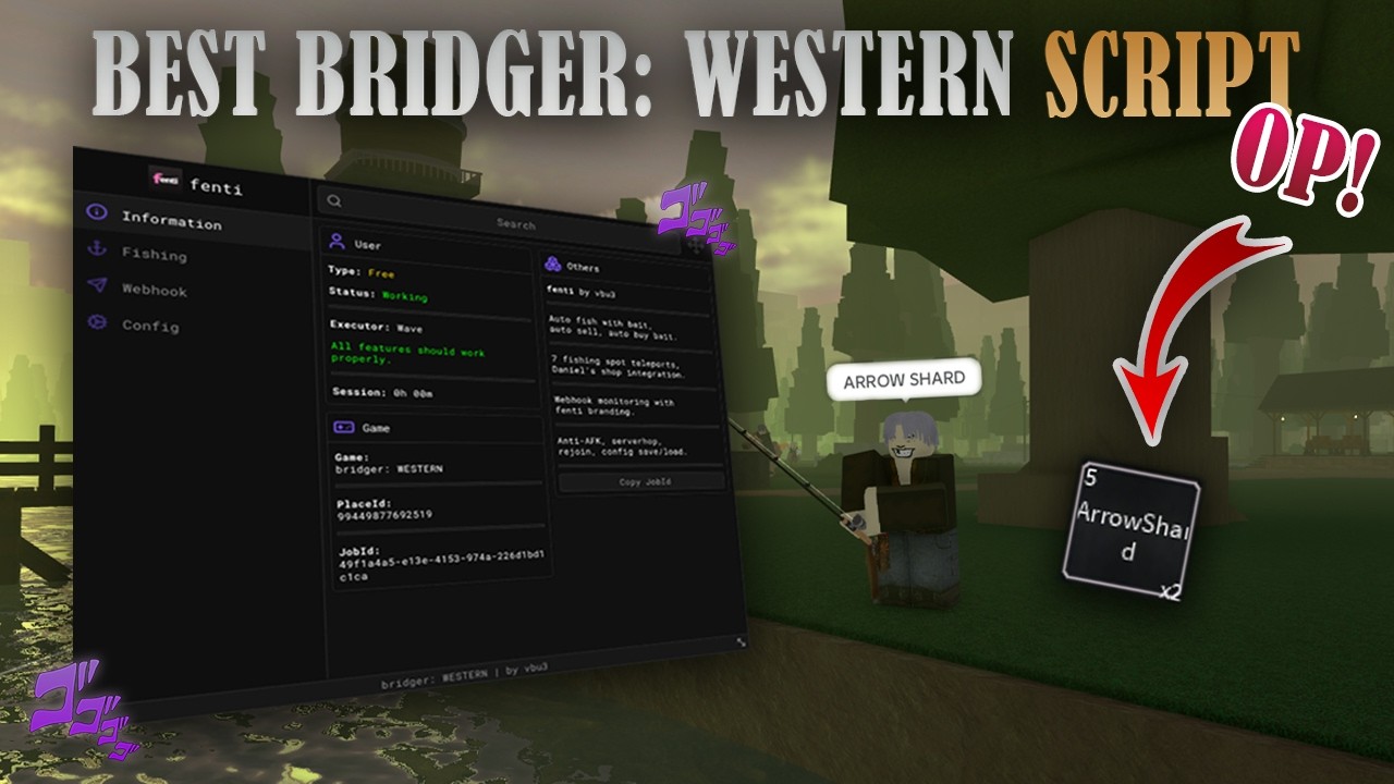 *NEW* BEST BRIDGER: WESTERN SCRIPT | AUTO FISH / AIMBOT / CORPSE FARM ...