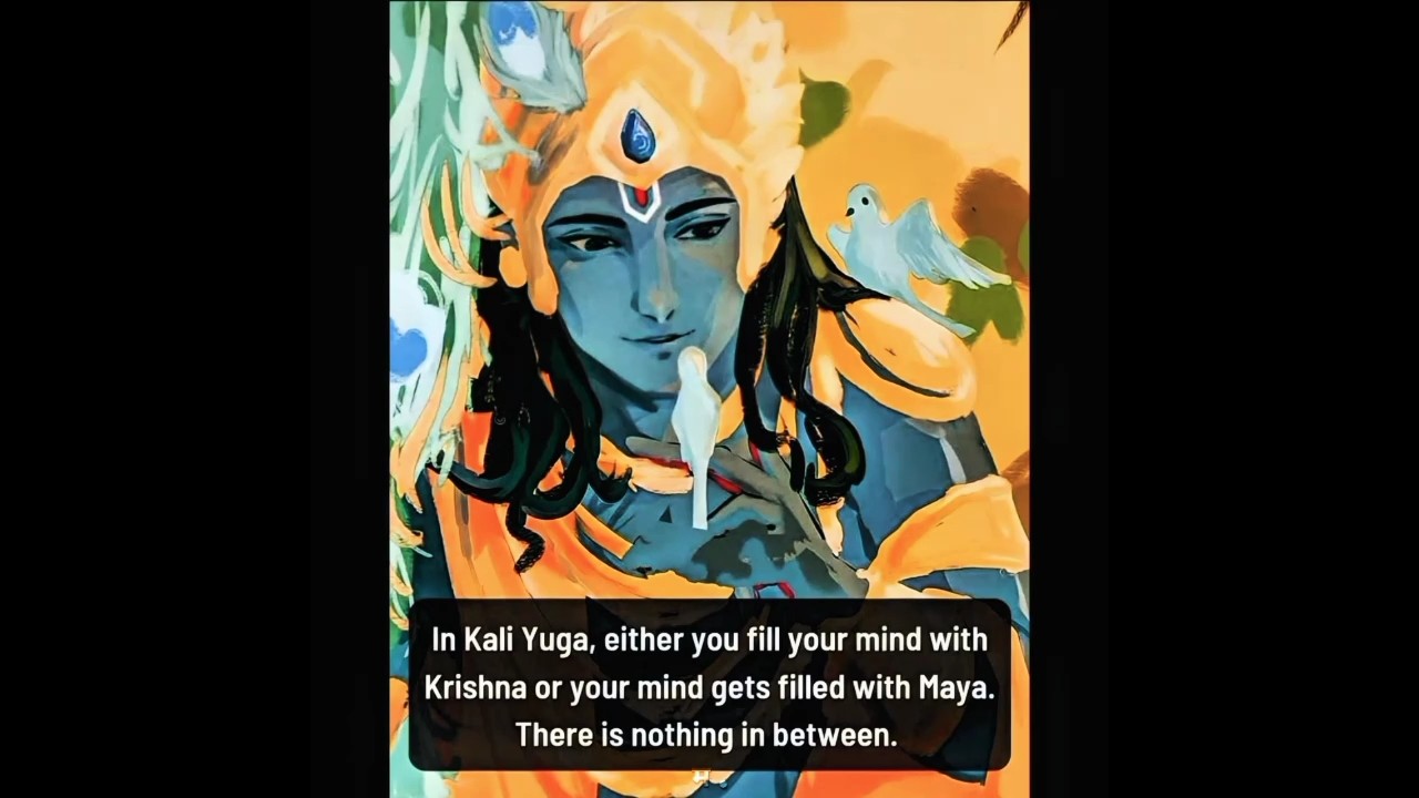 Kali Yuga Truth 🛐 Fill Your Mind with Krishna or Maya | Sanatani Devotional Wisdom 2025 