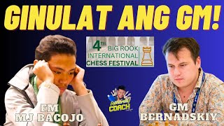 KAKAMANGHA PINOY! NAGULAT SA SACRIFICE ANG Ukrainian GM! FM Bacojo vs GM Bernardsky!