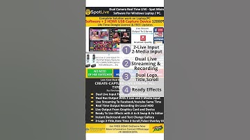 SpotLive Real Time Live Event Mixing Software For Wedding,Satsang,Sport,Cricket..all type of event