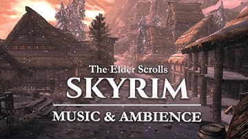 Skyrim Relaxing Music & Ambience + Bruma Soundtrack - Winterhold to Mothral