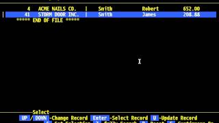 FilePro - Chapter 8 - Index Maintenance  Scan, PFIXS