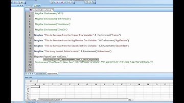 QTP Demo Environment Variables