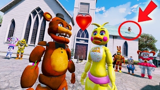 ANIMATRONIC WEDDING DISASTER! FOXY CRASHES & KILLS! (GTA 5 Mods Funny Moments)