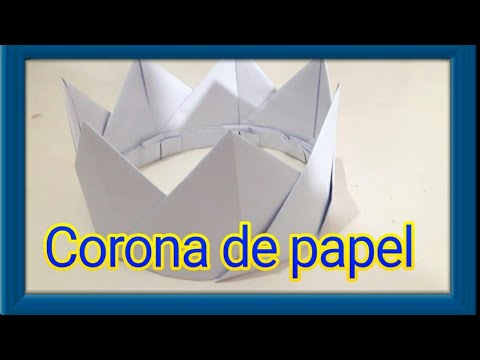 Video: Cómo Hacer Una Corona De Papel