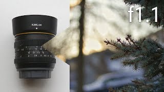 $150 f1.1 Prime Lens! - Cheap Bokeh Lens for Micro 4/3rds, Sony E-Mount, Fujifilm X, Canon EOS-M