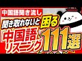 【中国語聞き流し】聞き取れないと困る中国語リスニング111選