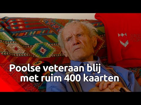 Eenzame Poolse veteraan Roman Figiel verrast met ruim 400 kerstkaarten