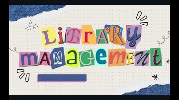 Project BITP 1123 - LIBRARY MANAGEMENT SYSTEM