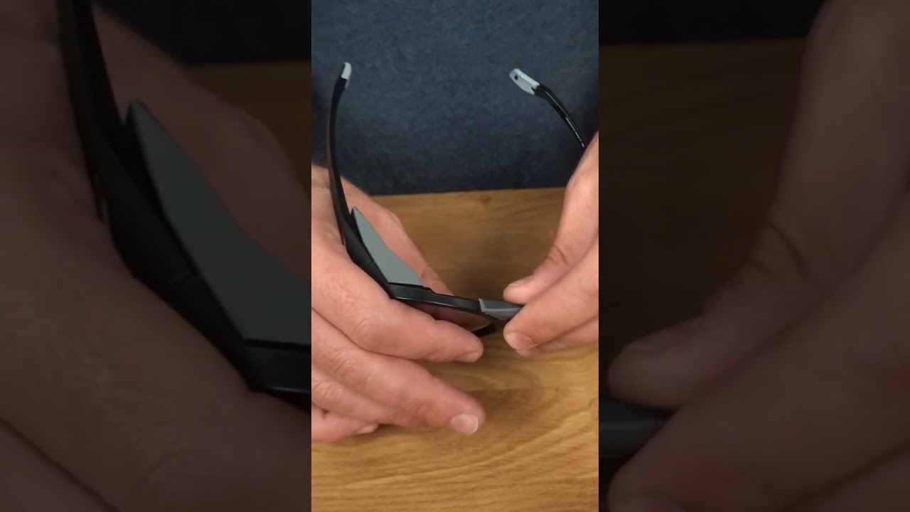 Как заменить линзы Oakley Clifden #шорты