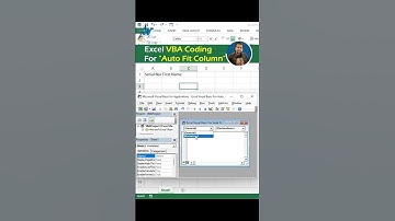 Ye Hai Zabardast VBA Code 😮 Excel Auto Fit Column VBA Code #shorts