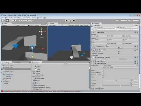 Unity 3D Rover Game pt 3 - Sound Using Audio Source