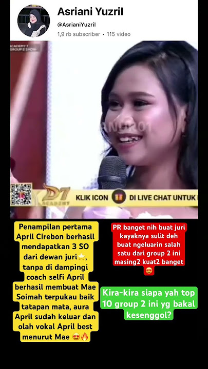 April berhasil mendapat 3SO dan pujian dari Mae Soimah #da7 #indosiar #aprilda7 #soimah #trending