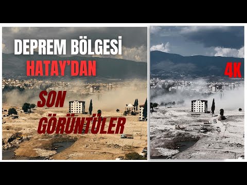 Depremin Ardından: Hatay’dan Son Görüntüler | Yıkım ve Umut | 4K Drone Görüntüleri