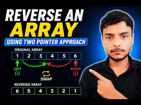 Reverse array using two pointer