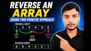 Two Pointer Approach to Reverse an Array 🔥