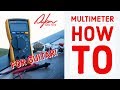 How To Use a Digital Multimeter For Guitar Repair - Part 1
