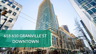 1 Bedroom Condo For Sale THE HUDSON Downtown Vancouver - 618 610 GRANVILLE STREET Vancouver BC