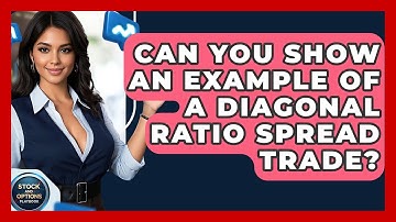 Can You Show An Example Of A Diagonal Ratio Spread Trade? - Stock and Options Playbook