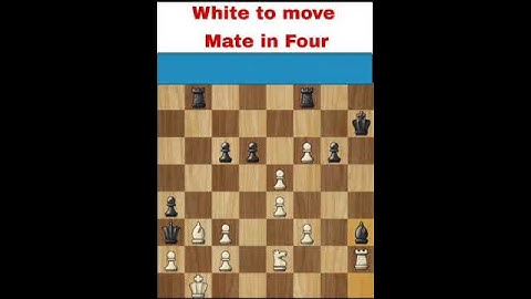 Chess Puzzle - Mate in Four | 30 Checkmate Series #Shorts