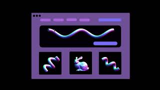 Interactive 3D web user interface using Spline