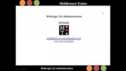 WebLogic 12c Administration: Part 3 - Admin Server